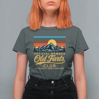40th Birthday Official Member Old Fart Club T Shirt For Women 40 Years of Being Awesome Funny Fart Joke Retro