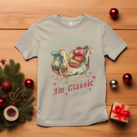 Funny I'm Not Old I'm Classic T Shirt Vintage Santa Sleigh Christmas - Wonder Print Shop