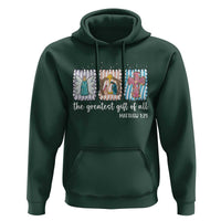 Christian Christmas Hoodie The Greatest Gift Of All Jesus Nativity Scene - Wonder Print Shop