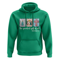 Christian Christmas Hoodie The Greatest Gift Of All Jesus Nativity Scene - Wonder Print Shop