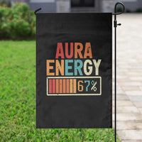 Funny Aura Energy At 67 Garden Flag Six Seven Meme Gen Alpha Slang - Wonder Print Shop