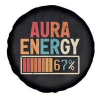 Funny Aura Energy At 67 Spare Tire Cover Six Seven Meme Gen Alpha Slang - Wonder Print Shop