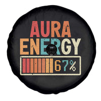 Funny Aura Energy At 67 Spare Tire Cover Six Seven Meme Gen Alpha Slang - Wonder Print Shop