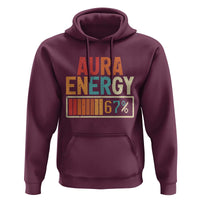 Funny Aura Energy At 67 Hoodie Six Seven Meme Gen Alpha Slang - Wonder Print Shop
