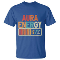 Funny Aura Energy At 67 T Shirt Six Seven Meme Gen Alpha Slang - Wonder Print Shop