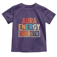 Funny Aura Energy At 67 Toddler T Shirt Six Seven Meme Gen Alpha Slang - Wonder Print Shop