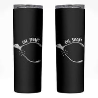Funny Thanksgiving Oh Snap Skinny Tumbler Turkey Wishbone - Wonder Print Shop