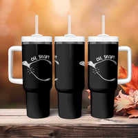 Funny Thanksgiving Oh Snap Tumbler With Handle Turkey Wishbone - Wonder Print Shop