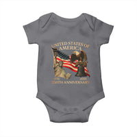 America's 250th Anniversary Baby Onesie United States Of America 250th Independence Day Freedom - Wonder Print Shop