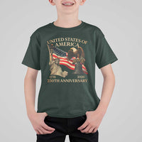 America's 250th Anniversary T Shirt For Kid United States Of America 250th Independence Day Freedom - Wonder Print Shop