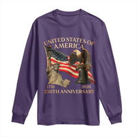 America's 250th Anniversary Long Sleeve Shirt United States Of America 250th Independence Day Freedom - Wonder Print Shop