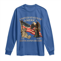 America's 250th Anniversary Long Sleeve Shirt United States Of America 250th Independence Day Freedom - Wonder Print Shop