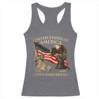 America's 250th Anniversary Racerback Tank Top United States Of America 250th Independence Day Freedom - Wonder Print Shop