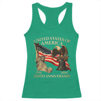 America's 250th Anniversary Racerback Tank Top United States Of America 250th Independence Day Freedom - Wonder Print Shop