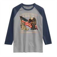 America's 250th Anniversary Raglan Shirt United States Of America 250th Independence Day Freedom - Wonder Print Shop