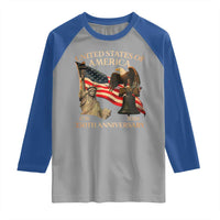 America's 250th Anniversary Raglan Shirt United States Of America 250th Independence Day Freedom - Wonder Print Shop