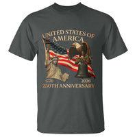 America's 250th Anniversary T Shirt United States Of America 250th Independence Day Freedom - Wonder Print Shop