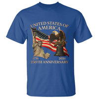 America's 250th Anniversary T Shirt United States Of America 250th Independence Day Freedom - Wonder Print Shop