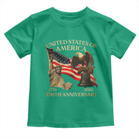 America's 250th Anniversary Toddler T Shirt United States Of America 250th Independence Day Freedom - Wonder Print Shop