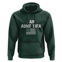 Funny I Am Aunt Tifa Hoodie Political Satire Vintage American Flag - Wonder Print Shop
