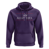 Funny I Am Aunt Tifa Hoodie Political Satire Stars And Stripes - Wonder Print Shop