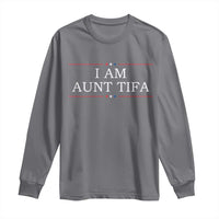 Funny I Am Aunt Tifa Long Sleeve Shirt Political Satire Stars And Stripes - Wonder Print Shop