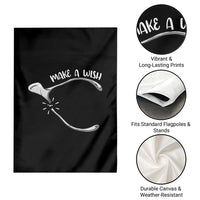 Funny Thanksgiving Turkey Wishbone Garden Flag Make A Wish Chicken Turkey - Wonder Print Shop