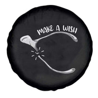 Funny Thanksgiving Turkey Wishbone Spare Tire Cover Make A Wish Chicken Turkey - Wonder Print Shop