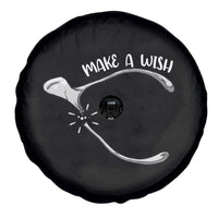 Funny Thanksgiving Turkey Wishbone Spare Tire Cover Make A Wish Chicken Turkey - Wonder Print Shop