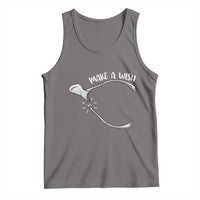 Funny Thanksgiving Turkey Wishbone Tank Top Make A Wish Chicken Turkey - Wonder Print Shop