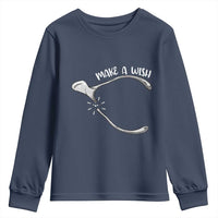 Funny Thanksgiving Turkey Wishbone Youth Sweatshirt Make A Wish Chicken Turkey - Wonder Print Shop