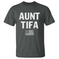 Funny Aunt Tifa T Shirt Political Satire Vintage American Flag - Wonder Print Shop