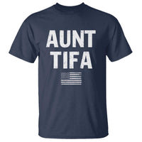 Funny Aunt Tifa T Shirt Political Satire Vintage American Flag - Wonder Print Shop