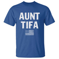 Funny Aunt Tifa T Shirt Political Satire Vintage American Flag - Wonder Print Shop
