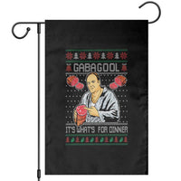 Funny Christmas Mafia Garden Flag Gabagool It Is Whats For Dinner Gangster Movie - Wonder Print Shop