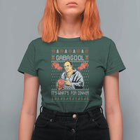 Funny Christmas Mafia T Shirt For Women Gabagool It Is Whats For Dinner Gangster Movie - Wonder Print Shop