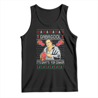 Funny Christmas Mafia Tank Top Gabagool It Is Whats For Dinner Gangster Movie - Wonder Print Shop