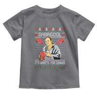 Funny Christmas Mafia Toddler T Shirt Gabagool It Is Whats For Dinner Gangster Movie - Wonder Print Shop