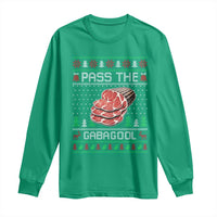Funny Pass The Gabagool Christmas Long Sleeve Shirt Italian Food - Wonder Print Shop