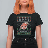Funny Pass The Gabagool Christmas T Shirt For Women Italian Food - Wonder Print Shop