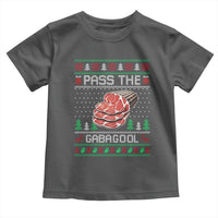 Funny Pass The Gabagool Christmas Toddler T Shirt Italian Food - Wonder Print Shop