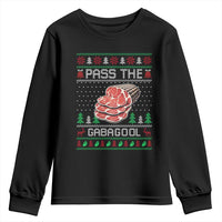 Funny Pass The Gabagool Christmas Youth Sweatshirt Italian Food - Wonder Print Shop