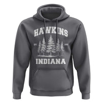 Funny Hawkins Sci Fi Lover Hoodie Indiana Strangers Pine Tree - Wonder Print Shop