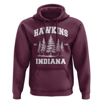 Funny Hawkins Sci Fi Lover Hoodie Indiana Strangers Pine Tree - Wonder Print Shop