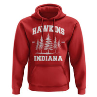 Funny Hawkins Sci Fi Lover Hoodie Indiana Strangers Pine Tree - Wonder Print Shop