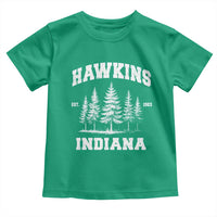 Funny Hawkins Sci Fi Lover Toddler T Shirt Indiana Strangers Pine Tree - Wonder Print Shop
