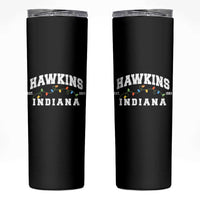 Funny Stranger Christmas Skinny Tumbler Hawkins Xmas Lights - Wonder Print Shop