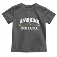 Funny Stranger Christmas Toddler T Shirt Hawkins Xmas Lights - Wonder Print Shop