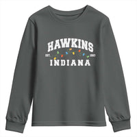 Funny Stranger Christmas Youth Sweatshirt Hawkins Xmas Lights - Wonder Print Shop