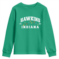 Funny Stranger Christmas Youth Sweatshirt Hawkins Xmas Lights - Wonder Print Shop